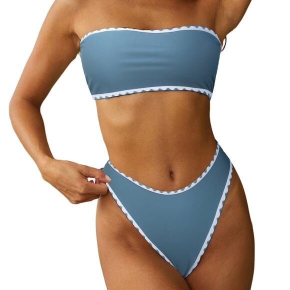 Other - Blue Bandeau bikini.